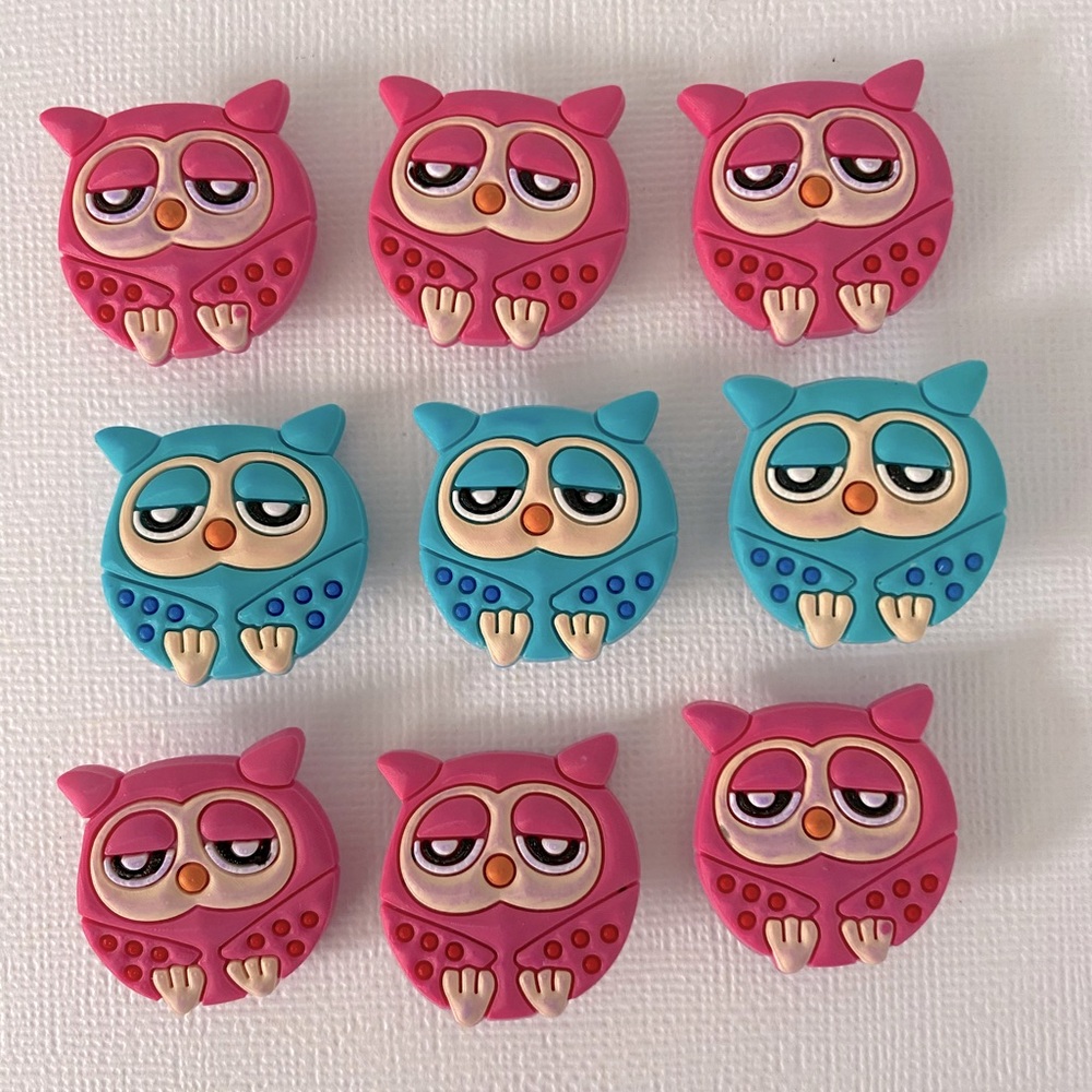 Cute Owl Croc Shoe Charms